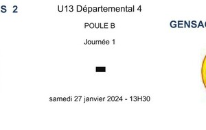CHAMPIONNAT D4 U13 J1